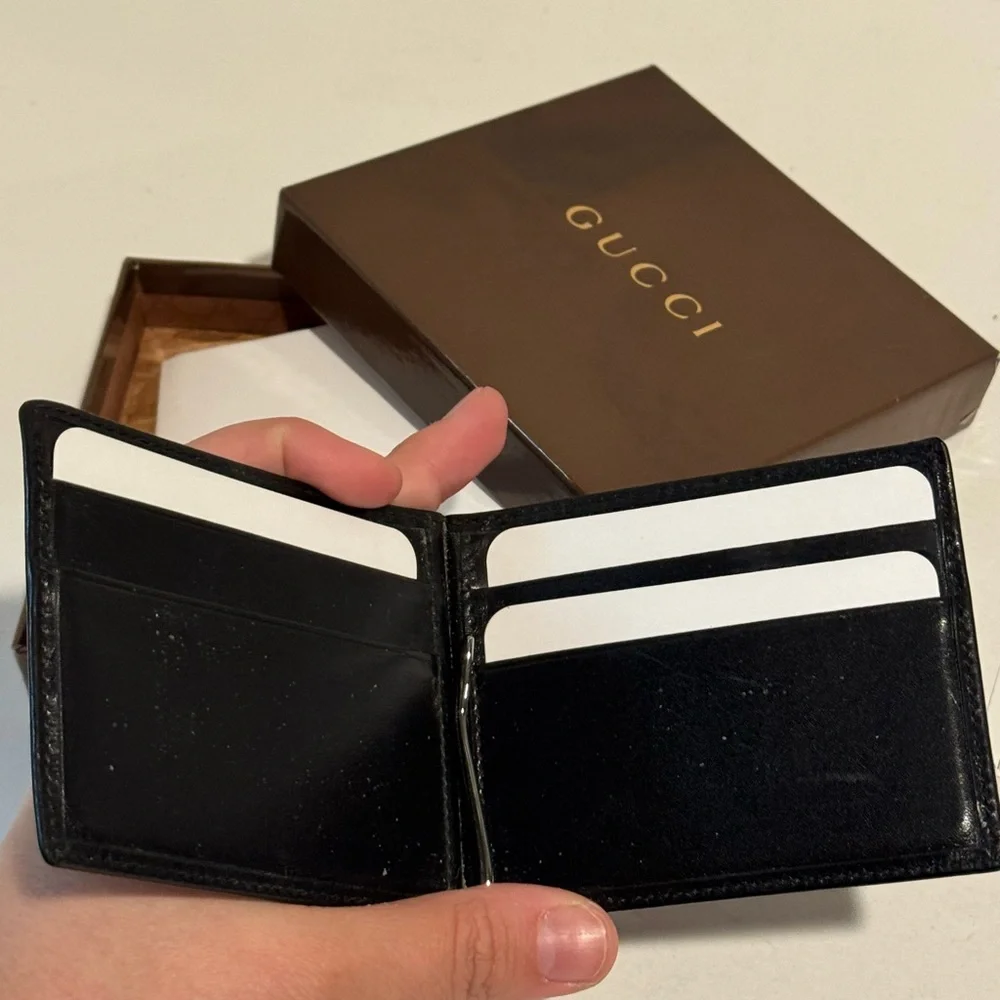 Gucci Elegant Black Money Clip